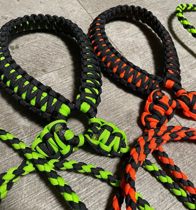 Équipement de chasse paracord accessoires de couleur personnalisée 550 durable prédateur drag <span class=keywords><strong>coyote</strong></span> drag paracord jeu sangle avec 2 boucles - Product Image 2