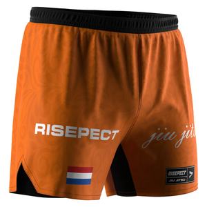 Pantalones Cortos Deportivos Nation Elite con Tela que Absorbe la Humedad y Diseño con la Bandera Nacional para Entrenamiento Deportivo Profesional - Product Image 4