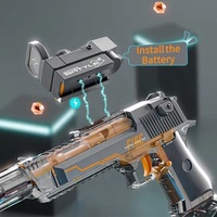 Nouveau pistolet à eau électrique Desert Eagle lumineux avec LED, pistolet à eau automatique électrique pour enfants, jouets d'été, jouets pour fête à la piscine