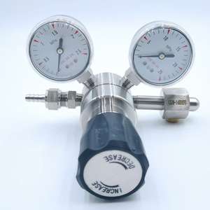 Manomètre d'oxygène industriel 15MPa en laiton, vanne de réduction de pression, régulateur de pression de gaz corrosif de laboratoire - Product Image 2