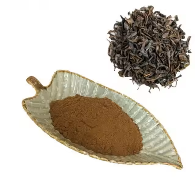Longsheng, оптовая продажа, органический растворимый порошок чая Pu Erh, лиофилизированный экстракт чая Pu Erh