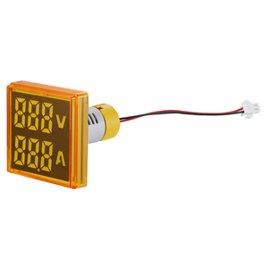 Ampèremètre Voltmètre Numérique à Double Affichage LED Rond <span class=keywords><strong>de</strong></span> 50 mm, Indicateur <span class=keywords><strong>de</strong></span> Tension et <span class=keywords><strong>de</strong></span> Courant - Product Image 4