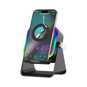 <span class=keywords><strong>Haut</strong></span>-<span class=keywords><strong>parleur</strong></span> sans fil 5-en-1 avec lumière ambiante RVB et support de téléphone à 360 degrés - <span class=keywords><strong>Haut</strong></span>-<span class=keywords><strong>parleur</strong></span> portable pour <span class=keywords><strong>iPhone</strong></span> Android - Product Image 1
