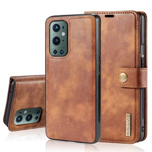 Funda magnética para teléfono OnePlus 9/9 Pro/<span class=keywords><strong>11</strong></span> con ranura para tarjetas y diseño protector de cuero PU - Product Image 1