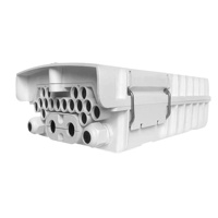 Boîte de distribution à fibre optique 4 In 16 Out 48/96 Core Waterproof CAJA NAP CTO avec 4pcs Splice Tray et 12pcs Adapter Slot