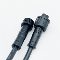 Harnais de câblage LED personnalisé en usine en Chine, connecteurs étanches M12, 3 broches, IP67/68, assemblage, câbles électriques