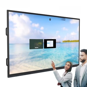 Hiseeview High Resolution 110 Inch 4K Multi-<b>Touch</b> Android 14.0 Infrared 20/40 Points Interactive for Classroom Meeting Use - Product Image 1