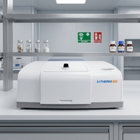 Spectromètre infrarouge à transformée de Fourier à faisceau unique U-Therm FTIR-650 à haute stabilité, bande passante spectrale 7800-350 cm-1, 1,0 cm-1