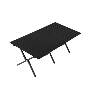 Outdoor Durable Aluminum Egg Roll Table Portable Wood <b>Stool</b> with Chair for Camping Picnics <b>Garden</b> Use RTS Bulk Mixed Order - Product Image 2