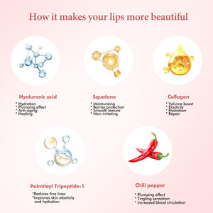 Volumateur de lèvres végétalien, lèvres plus pulpeuses, booster de volume pour les lèvres, volumateur de lèvres, marque privée - Product Image 6