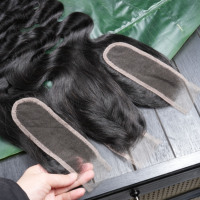 Cheveux Humains Vietnamiens de Qualité Supérieure 12A Grade 100% Naturels, Lace HD 2x6 13x4 13x6, Frontal et Closure Ondulés