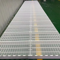 Prix bon marché Plancher à lattes Poulailler Lattes en plastique pour ferme de poulets de chair Plancher en plastique pour volaille élevée