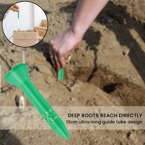 Entonnoir d'irrigation pour plantes, insert réutilisable pour pot, outil d'arrosage pour racines profondes, entonnoir d'arrosage pour plantes d'intérieur et d'extérieur - Product Image 6