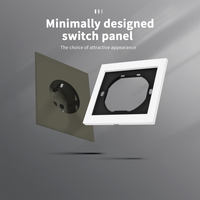 Enchufe de Pared WESA 16A, 1 Tomacorriente, Estándar Europeo Schuko, Diseño Moderno y Lujoso