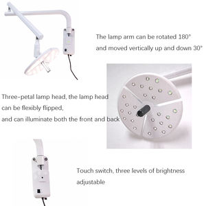 <span class=keywords><strong>Lampe</strong></span> chirurgicale vétérinaire murale, éclairage chirurgical de plafond LED, <span class=keywords><strong>lampe</strong></span> d'examen sans ombre - Product Image 2