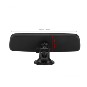 Miroir rétroviseur de voiture 24,8*7cm avec support à <span class=keywords><strong>ventouse</strong></span> pour pare-brise avant, accessoire intérieur - Product Image 2