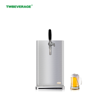 Distributeur de bière pression intégré en acier inoxydable de haute qualité avec système de refroidissement intégré pour bars et pubs