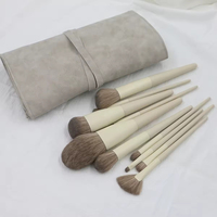 Ensemble de pinceaux de maquillage de marque privée 10 pièces Nouveauté Pinceau de maquillage professionnel avec sac