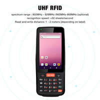 PDA Android robuste avec scanner de codes-barres DPM, écran de 4,0 pouces avec clavier, PDA industriel pour la collecte de données de codes-barres spéciales