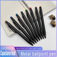 Stylo en métal à écran tactile Offre Spéciale, presse le stylo à bille cadeau publicitaire peut personnaliser le Logo