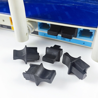 Port de concentrateur Ethernet Rj45 capuchon anti-poussière prise de protection Port réseau Rj45 prise anti-poussière pour ordinateur portable/ordinateur/routeur