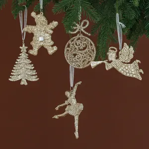 Ornamento da appendere in Pvc personalizzato babbo natale angelo campana calza di natale artigianato di natale decorazione natalizia ornamento di natale