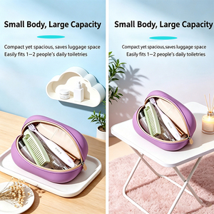 Sac de Rangement pour Pinceaux de Maquillage en Silicone, Imperméable, Facile à Nettoyer, de Bonne Qualité, Coloré, OEM, pour Voyage et Extérieur – Offre Spéciale - Product Image 3