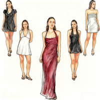 Fabricants de robes pour femmes, conception personnalisée de vêtements pour femmes, robe décontractée, service de conception de vêtements sur mesure, vêtements de créateurs