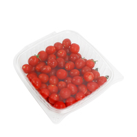 Boîte d'emballage rectangulaire pour salade en PET recyclable et écologique de 24 oz, conteneur alimentaire à clapet articulé