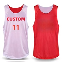 Ropa de Baloncesto Sublimada de Secado Rápido, Jersey de Baloncesto Reversible Personalizado, Jerseys de Baloncesto Reversibles de Doble Capa
