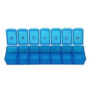 กล่องยา 7 ช่อง สำหรับ 7 วัน - ดีไซน์ปรับแต่งได้สำหรับจัดเก็บยา วิตามิน และอาหารเสริม - Product Image 4