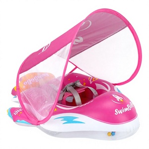 Swimbobo, anillo <span class=keywords><strong>de</strong></span> juguete <span class=keywords><strong>de</strong></span> <span class=keywords><strong>agua</strong></span> flotante para nadar para niños, anillo inflable para niños, flotador <span class=keywords><strong>de</strong></span> natación para bebés con dosel - Product Image 1