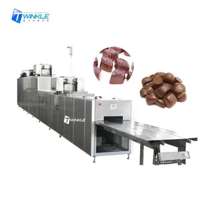 Máquina de chocolate de fundição automática completa de chocolate e máquina misturadora de chocolate que faz máquina automática