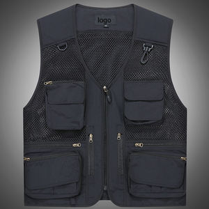 Haute qualité en gros respirant maille vêtements d'extérieur vêtements de travail Cargo <span class=keywords><strong>gilet</strong></span> travail <span class=keywords><strong>sans</strong></span> manches Multipockets hommes photographe <span class=keywords><strong>gilet</strong></span> - Product Image 6
