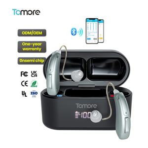 Alat Bantu Dengar RIC 16 Kanal Cerdas dengan Sistem Manajemen Umpan Balik Otomatis untuk Lansia, Pereda <span class=keywords><strong>Tinnitus</strong></span> - Product Image 1