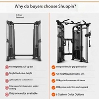 Appareil de fitness à poulie réglable, Nouveau modèle d'appareil d'exercice Smith Cable Cross Chest, Meilleur équipement d'entraînement de force