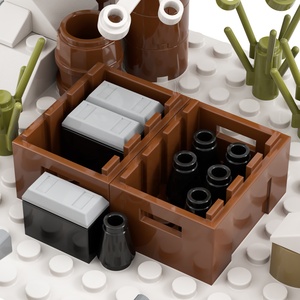 WW2 Bunker militare del campo di battaglia di Snowfield l'esercito in prima linea fornisce blocchi di costruzione Set Juguetes Para Los Ninos - Product Image 5