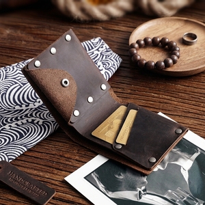 Bulk Moneyclip Men Wallet Money Clip Holder for Men - With Money Clip Slim Genuine Leather Card Holder - Product Image 1