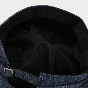 Korean Version Fashion Embroidered Letter Denim <b>Painter</b> Hat Autumn Women Lady Beret Hat - Product Image 6