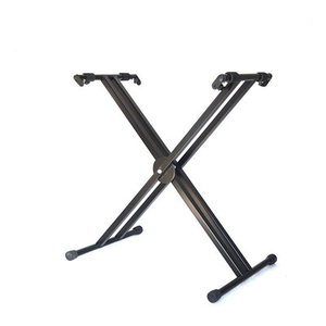 Vente d'usine : Support de clavier double X renforcé pour instruments de musique 	 Support de clavier portable et <span class=keywords><strong>pliable</strong></span> - Product Image 3