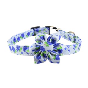 Colliers pour chien en polyester à motif de fruits avec nœud papillon et boucle réglable pour petits chiens, style été - Product Image 5