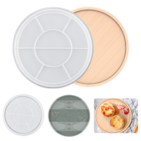 Zelfgemaakte Diy Dessert Opbergdoos Rond Fruitbakje Siliconen Epoxyhars Mallen Lade Voor Epoxyhars Behuizing Ambacht