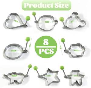 Online Hot Sale Household Food Grade Eco-Friendly Dishwasher Oven Safe Stainless Steel DIY Customizable Baking <b>Cookie</b> Cutter - Product Image 2