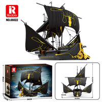 Reobrix 66010-66105 2026 Nouveaux Blocs MOC Modèle de Bateau Sunshine Ship Jouets DIY Briques Cadeaux pour Enfants Adultes Ensembles de Blocs de Construction