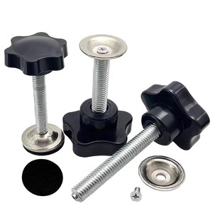 <span class=keywords><strong>Tornillo</strong></span> de sujeción de plástico con rosca macho M5 M6 <span class=keywords><strong>M8</strong></span> M10, perilla en forma de estrella negra, mango de agarre, apriete manual, <span class=keywords><strong>tornillo</strong></span> de pulgar estándar ISO - Product Image 1