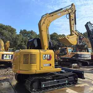 Excavadora de cadenas pequeña Caterpillar 308E usada original de Japón, pocas horas de trabajo, 8 toneladas, CAT 308E, en buen estado. - Product Image 1