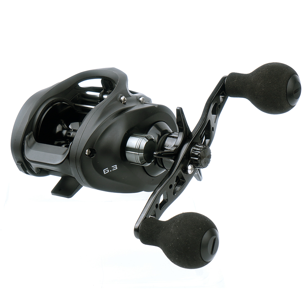 300 Size Baitcasting Fishing Reel 17kg Max Drag Freshwater Saltwater Musky  Casting Reel Low Profile Bait Type