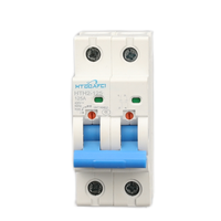 Disjoncteur miniature basse tension 125A HTH2-125 6KA PA66 certifié CE, disjoncteur électronique blanc