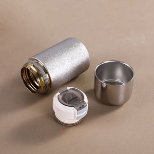 Tasse isotherme en titane de 240 ml et 350 ml, mini, portable, format de poche, légère, pour l'extérieur, gobelet à eau avec revêtement en titane - Product Image 5