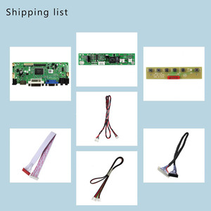 Lcd Controller Board Economical Universal Control Board Vga Dvi Lvds Lcd Main Board for 24Inch 1920X360 Strip Bar Screen - Product Image 3
